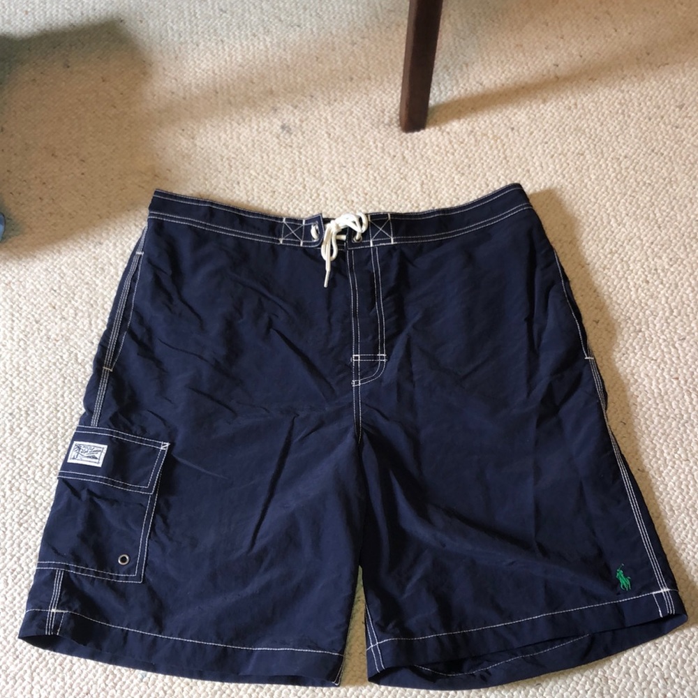 Ralph Lauren navy bathing suit